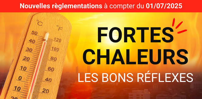 FORTES CHALEURS - LES BONS REFLEXES